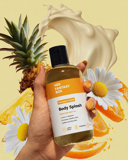Body Splash - Skin Smoothing Body Oil  (Pineapple Creme)