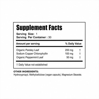 Body Magic Chlorophyll Pill - For Body Odor, Detox & Skin
