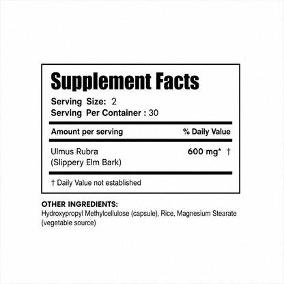 Slippery Box - Slippery Elm Bark Vaginal Moisturizer Capsule - 3 pk