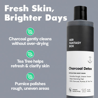 Charcoal Detox Exfoliating Body Wash