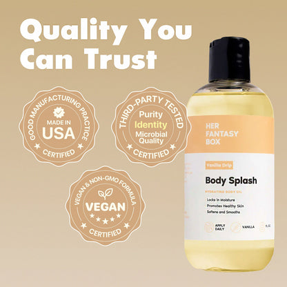 Body Splash - Skin Smoothing Body Oil (Vanilla Drip)